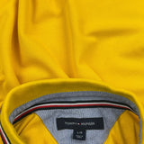 Tommy Hilfiger Polo Shirt - Large Yellow Cotton
