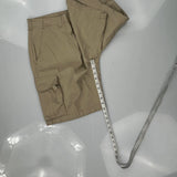 Wrangler Cargo Shorts - 36W 9L Khaki Cotton