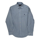 Polo By Ralph Lauren Slim Fit Shirt - Medium Blue Cotton