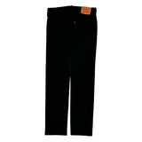 Levis 501 Jeans - 33W 32L Black Cotton