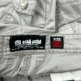 Ecko Unltd Cargo Shorts - 36W 11L Grey Cotton