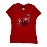Faribault Harley-Davidson Harley Davidson Graphic T-Shirt - XL Red Cotton