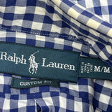 Ralph Lauren Checked Shirt - Medium Blue Cotton