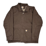 Carhartt Tall Jacket - 2XL Brown Cotton