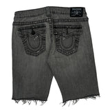 True Religion Denim Shorts - 32W 12L Gray Denim