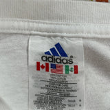 King Holiday Hoopfest Adidas Graphic T-Shirt - Large White Cotton