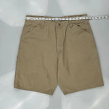 Wrangler Carpenter Shorts - 37W 10L Khaki Cotton
