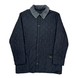 New Eskdale Barbour Quilted Jacket - Large Navy Polyester