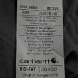 Carhartt Carpenter Pants - 36W 29L Gray Cotton