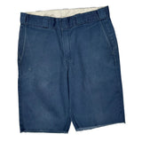 Dickies Shorts - 34W 10L Blue Cotton Blend