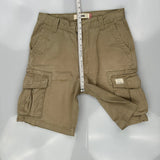 Levis Cargo Shorts - 32W 10L Khaki Cotton