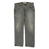 501 Levis Jeans - 34W 30L Grey Cotton