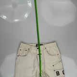 Unbranded Spellout Carpenter Pants - 34W 30L Cream Cotton