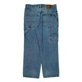 Thirty Below Cargo Carpenter Jeans - 36W 30L Blue Cotton