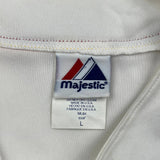 Cyclones Majestic Jersey - Large Red Polyester