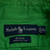 Blake Ralph Lauren Shirt - XL Green Cotton