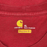 Carhartt T-Shirt - XL Red Cotton