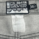 Quiksilver Denim Shorts - 36W 10L Gray Cotton