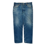 501 Levis Jeans - 36W 32L Blue Cotton