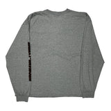 Factory Tour Harley Davidson Long Sleeve T-Shirt - 2XL Grey Cotton Blend