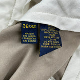 Polo By Ralph Lauren Chinos - 36W 32L Beige Cotton