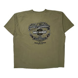 Motorcycles Harley Davidson Graphic T-Shirt - XL Khaki Cotton