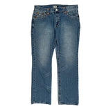 True Religion Contrast Stitch Jeans - 36W UK 16 Blue Denim