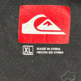 Quiksilver Graphic T-Shirt - XL Black Cotton