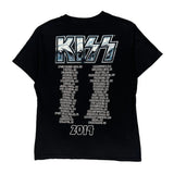 2014 Tour Kiss Alstyle Band T-Shirt - Large Black Cotton