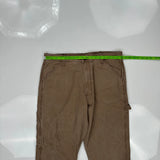 Unbranded Carpenter Trousers - 36W 30L Brown Cotton