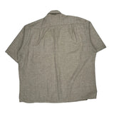 Nautica Short Sleeve Shirt - XL Beige Linen Blend