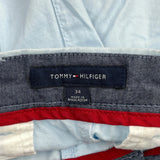 Tommy Hilfiger Chino Shorts - 34W 10L Blue Cotton