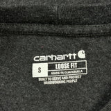 Carhartt Long Sleeve T-Shirt - Small Gray Cotton