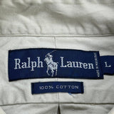 Ralph Lauren Shirt - Large Beige Cotton