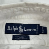 Ralph Lauren Shirt - Medium White Cotton