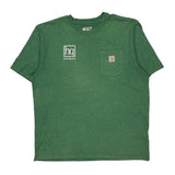 Hunter Quinn Homes Carhartt T-Shirt - XL Green Cotton