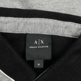 Armani Exchange Polo Shirt - Medium Black Cotton