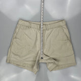 Patagonia Chino Shorts - 36W 7L Beige Cotton
