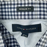 Tommy Hilfiger Checked Shirt - Large Blue Cotton