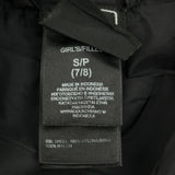 Age 7-8 The North Face Trench Coat - Small Black Nylon