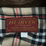 Hi-Diver Checked Jacket - XL Brown Cotton