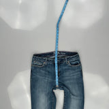 Rock 47 Boot Cut Jeans - 31W UK 10 Blue Cotton Blend
