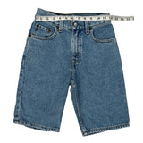 Levis Denim Shorts - 24W 11L Blue Cotton