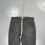 Carhartt Carpenter Trousers - 34W 34L Grey Cotton Blend