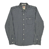 Levis Checked Shirt - Large Blue Cotton