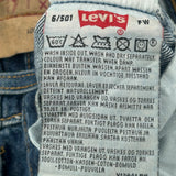 Levis Jeans - 26W UK 6 Blue Cotton