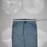 Faded Glory Carpenter Jeans - 36W 30L Light Wash Cotton