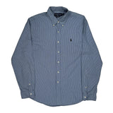 Ralph Lauren Checked Shirt - XL Blue Cotton
