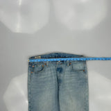 501 Levis Jeans - 34W 31L Light Wash Cotton