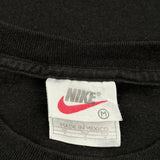 Nike T-Shirt - Medium Black Cotton